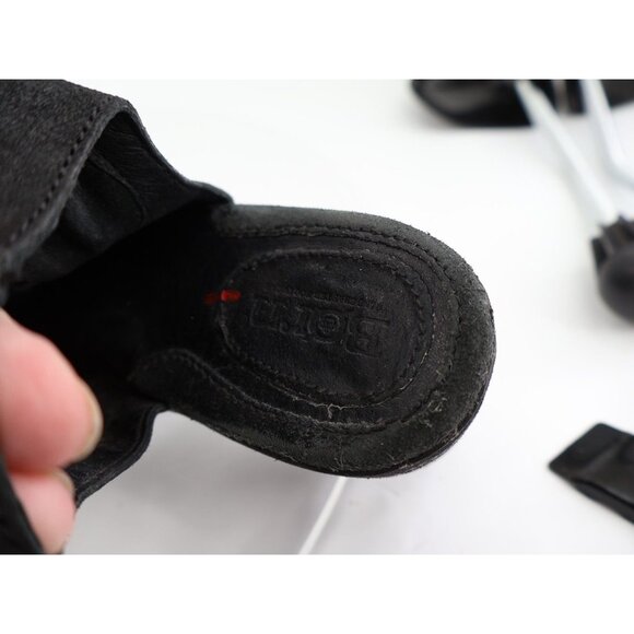 Born Women's Monikah Boot Size 7 Black Suede Bootie Slingback Heel Boho Comfy - Picture 8 of 11